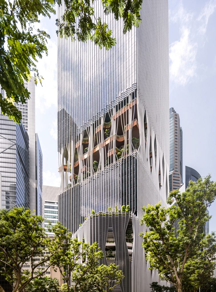 CapitaSpring, Singapore. Un zgârie-nori biofilic marca BIG