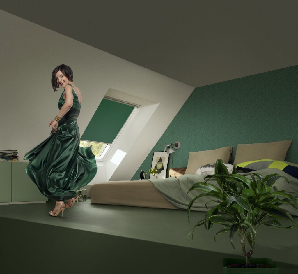 Colecția de rulouri VELUX Colour By You – activează spectrul creativității în mansarda ta!
