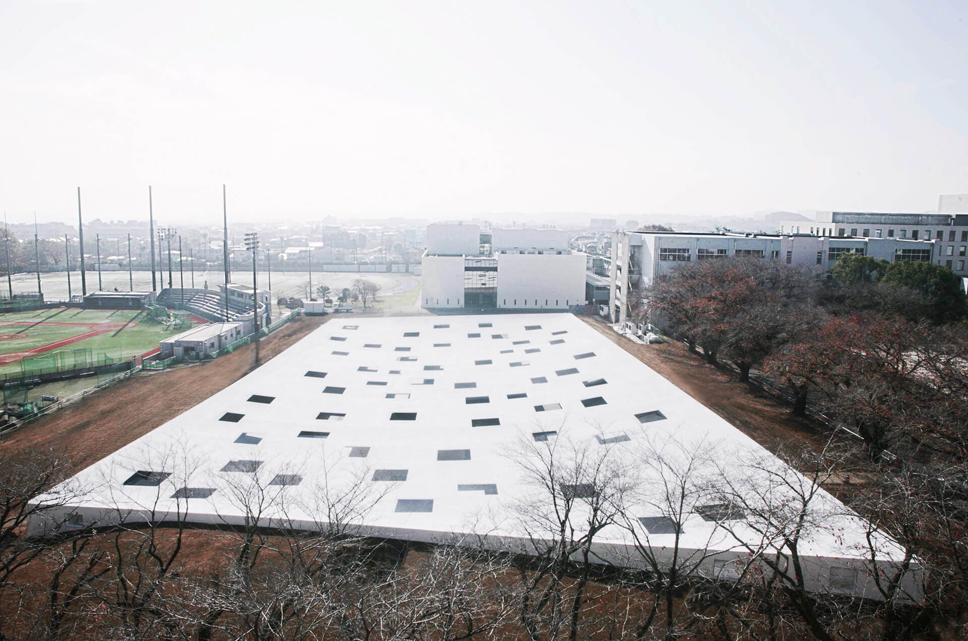 Explorarea procesului temporal ca experiențe fizice și mentale. Plaza Kanagawa de Junya Ishigami