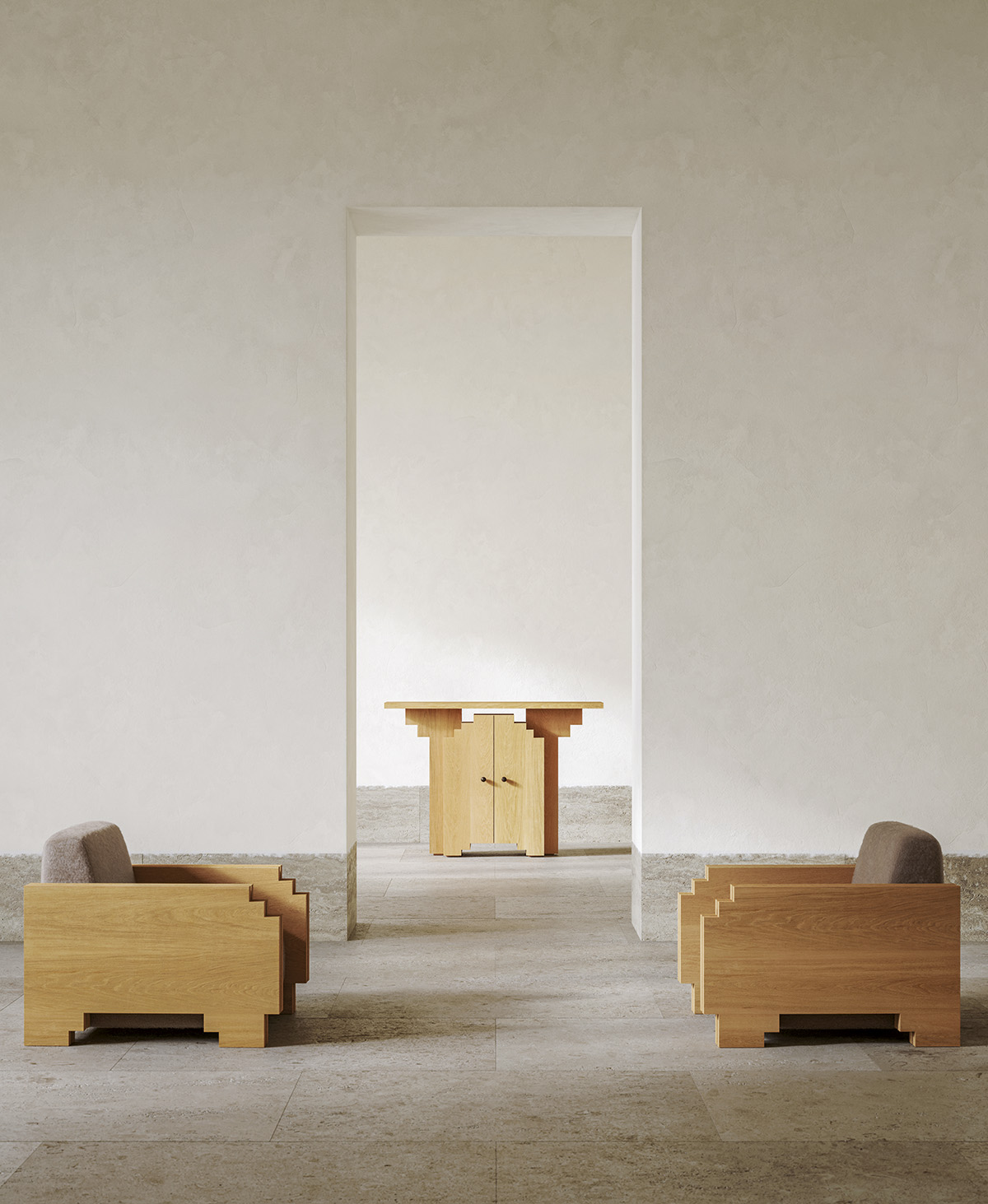 Atemporal sculptural în designul de obiect semnat de Bogdan Ciocodeică