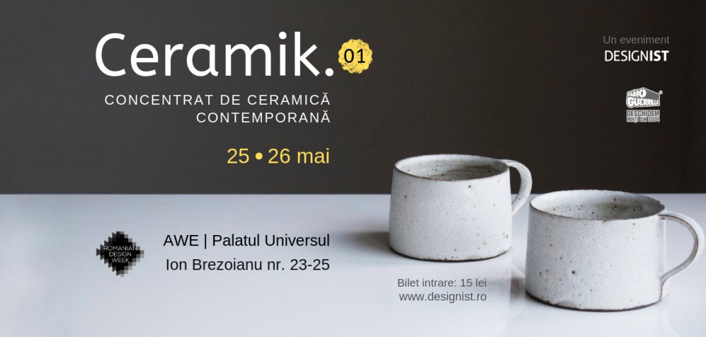 Începe Ceramik., festivalul – concentrat de ceramică contemporană