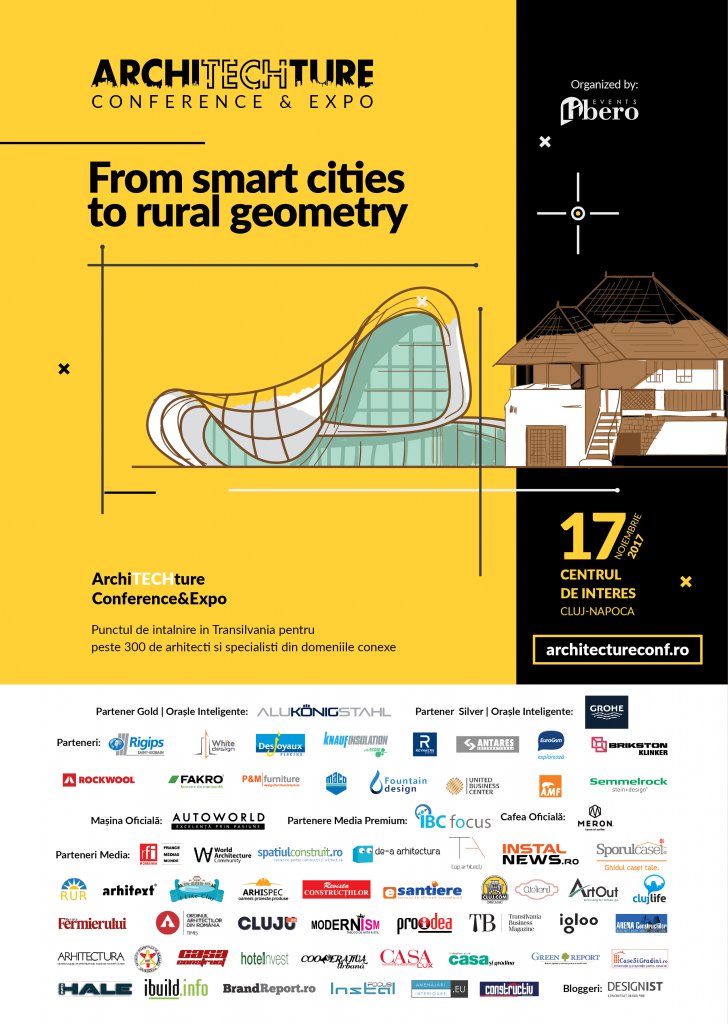 ArchiTECHture Conference & Expo, din 17 noiembrie, la Cluj-Napoca