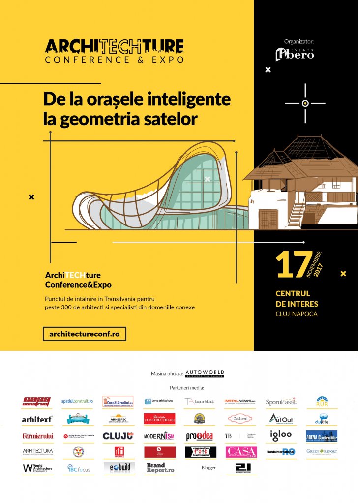 De la orașele inteligente, la geometria satului – ArchiTECHture Conference & Expo 2017