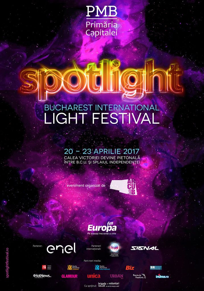 Deschiderea oficială SPOTLIGHT – Festivalul Internațional al Luminii