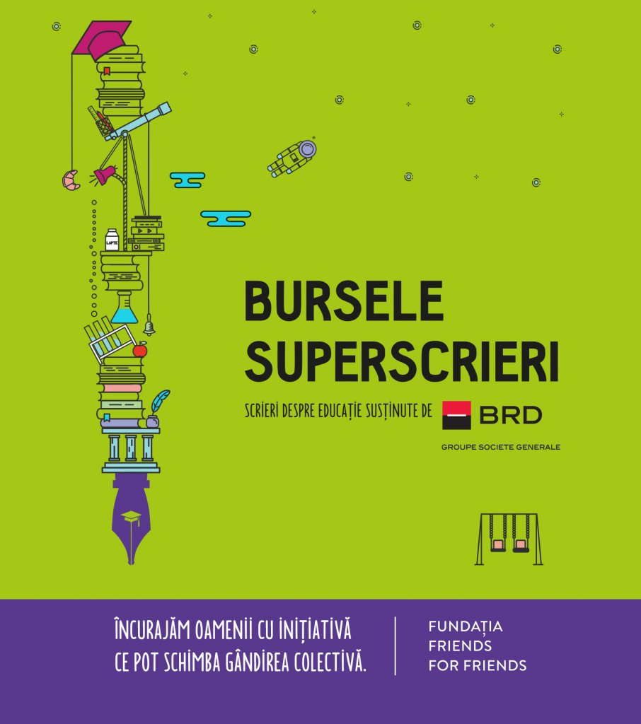 Modele de reformare a școlii românești – Bursele Superscrieri/BRD oferă 6.000 de euro pentru proiecte jurnalistice despre educaţie