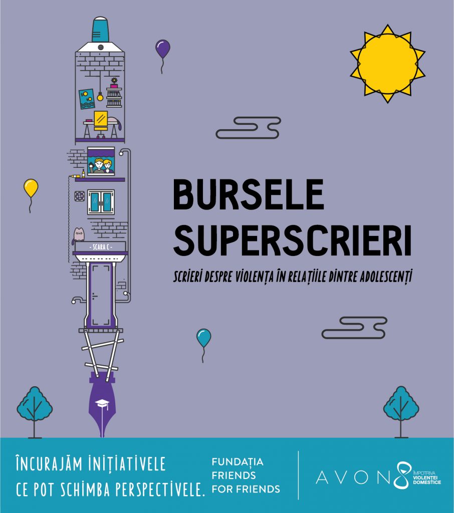 Bursele Superscrieri/Avon: căutăm jurnaliști care să documenteze violența în cuplurile de adolescenți