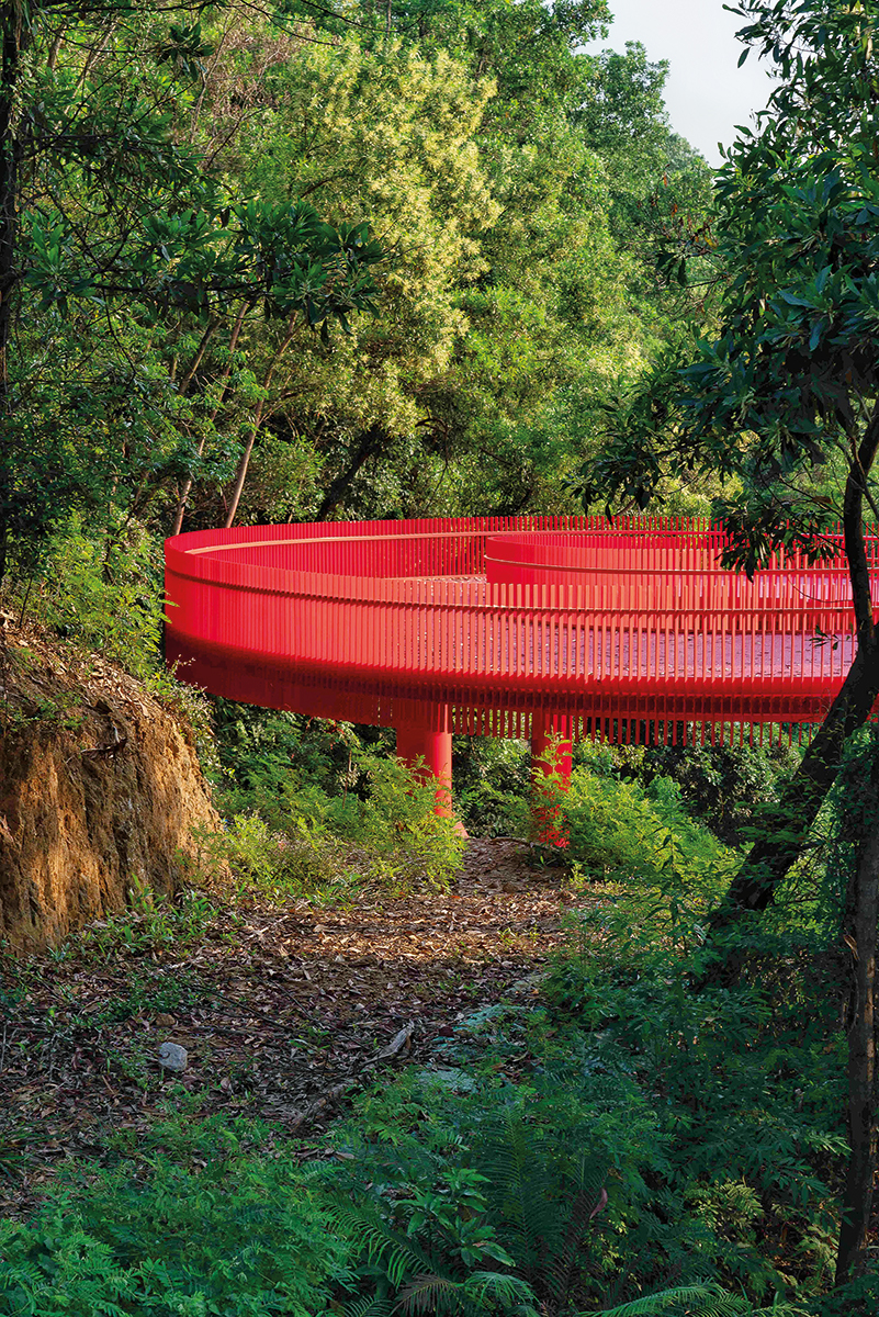 Aleea suspendată roşie. Forest and Sports Park