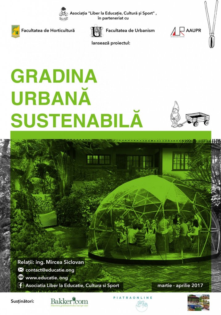 Educație pentru natură – Grădina Urbană Sustenabilă 2017