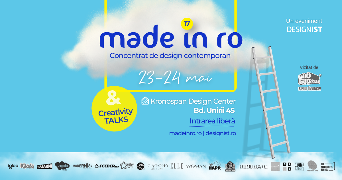 Evenimentul de design contemporan Made in RO revine cu o nouă ediție într-un spațiu deosebit, pe 23-24 mai