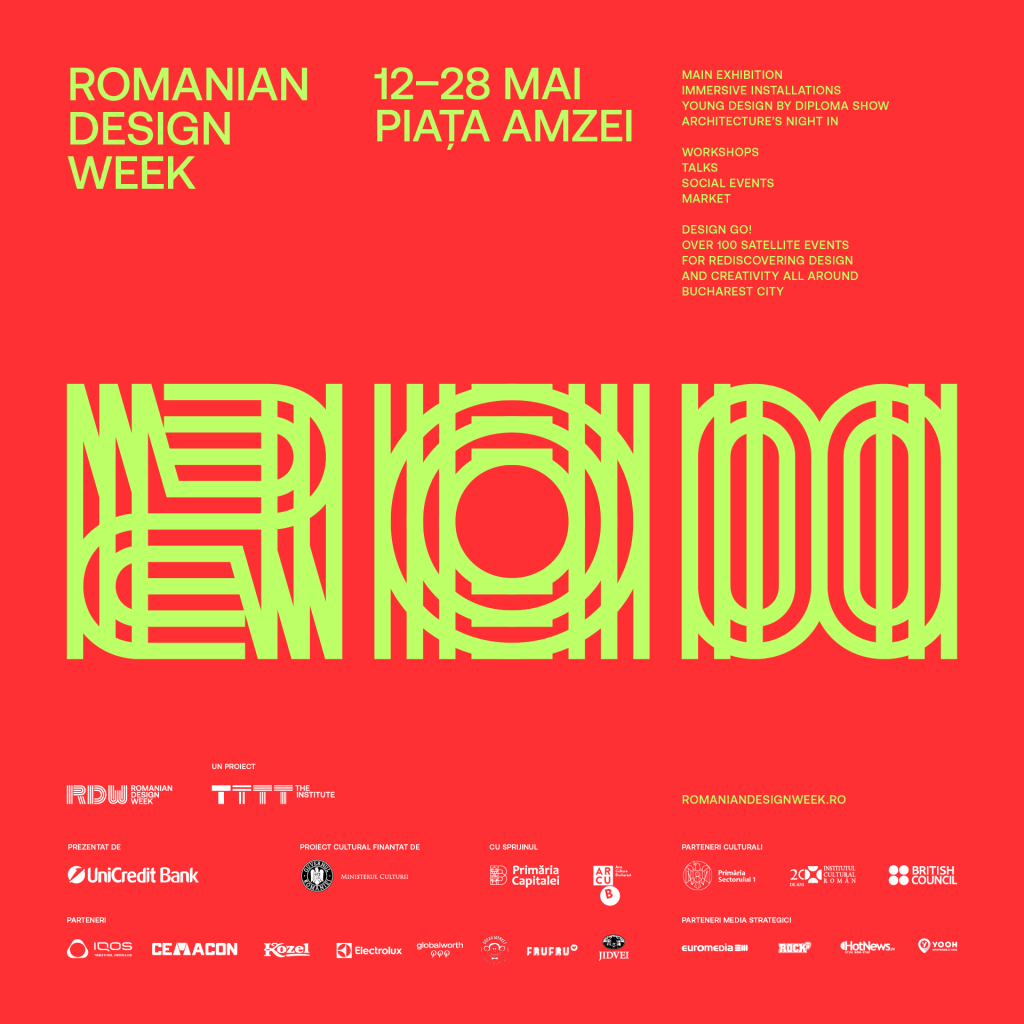 Începe Romanian Design Week 2023, cel mai mare festival  dedicat industriilor creative locale