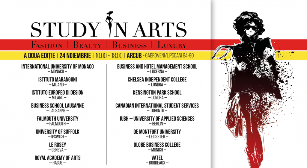 Hai la târgul educațional STUDY IN ARTS