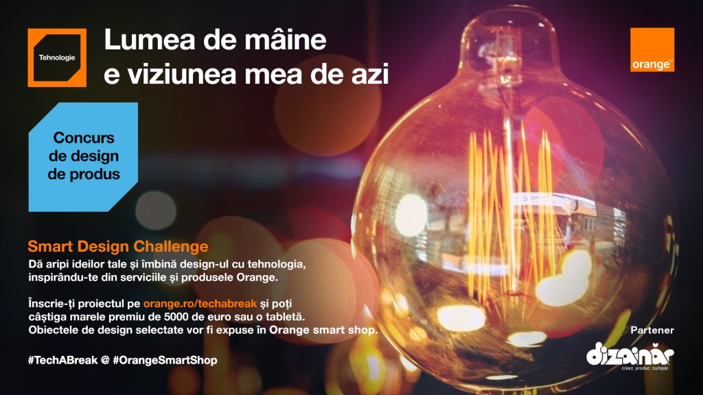 Concursul de design prin care Orange și Dizainăr ridică mingea la fileu designerilor români