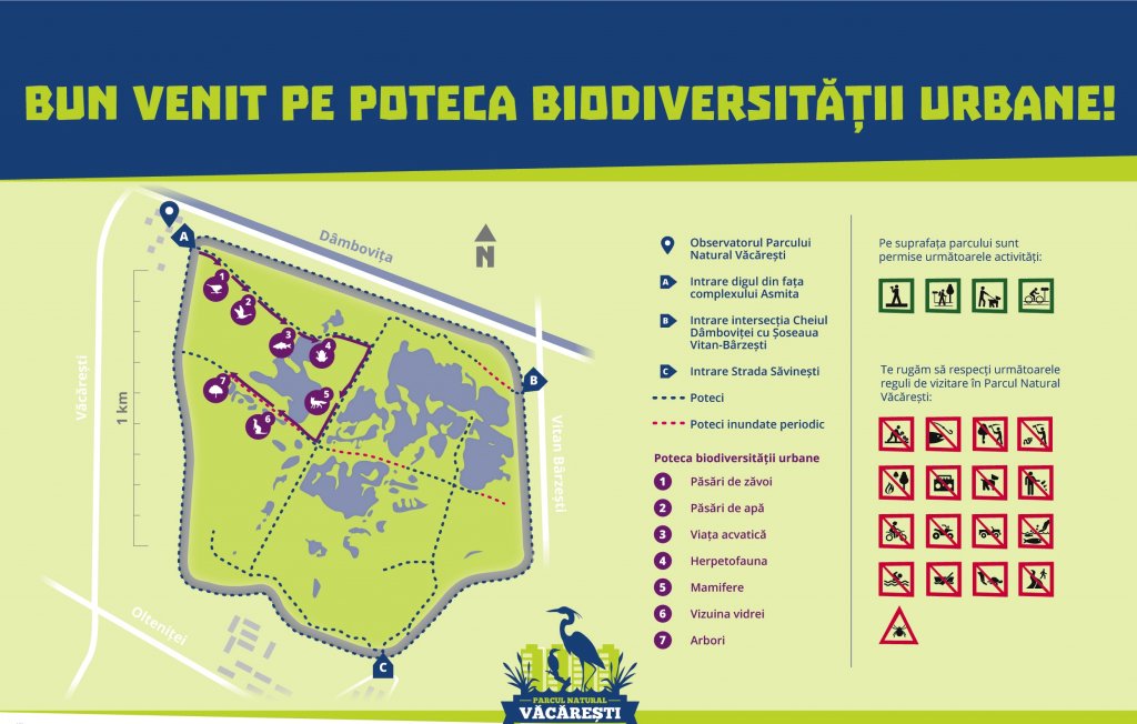 Parcul Natural Văcărești este pregatit să-și primească vizitatorii pe „Poteca biodiversității urbane”