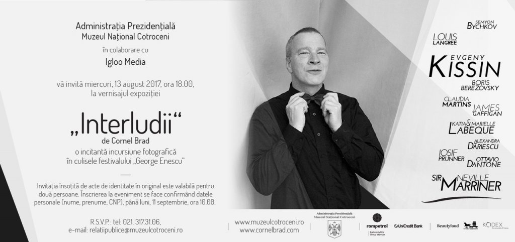 Expoziţie de fotografie: „Interludii”, Cornel Brad