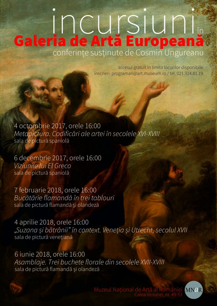 Incursiuni în Galeria de Artă Europeană. Serie de conferințe susținute de Cosmin Ungureanu