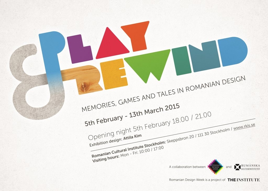 „Play&Rewind- Amintiri, jocuri şi poveşti în designul românesc”