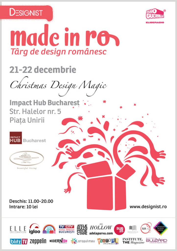 Made in RO – Târg de design românesc ediţia a III-a, de Crăciun