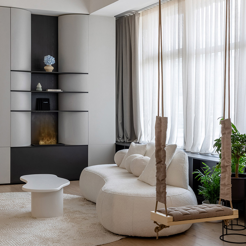 Un refugiu contemporan în tonuri deschise. Apartament P, Cluj-Napoca