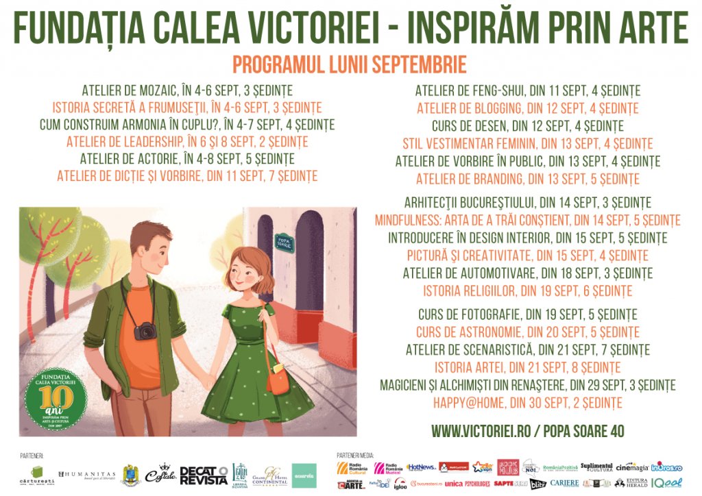 BACK TO ACTION! Septembrie la Fundația Calea Victoriei