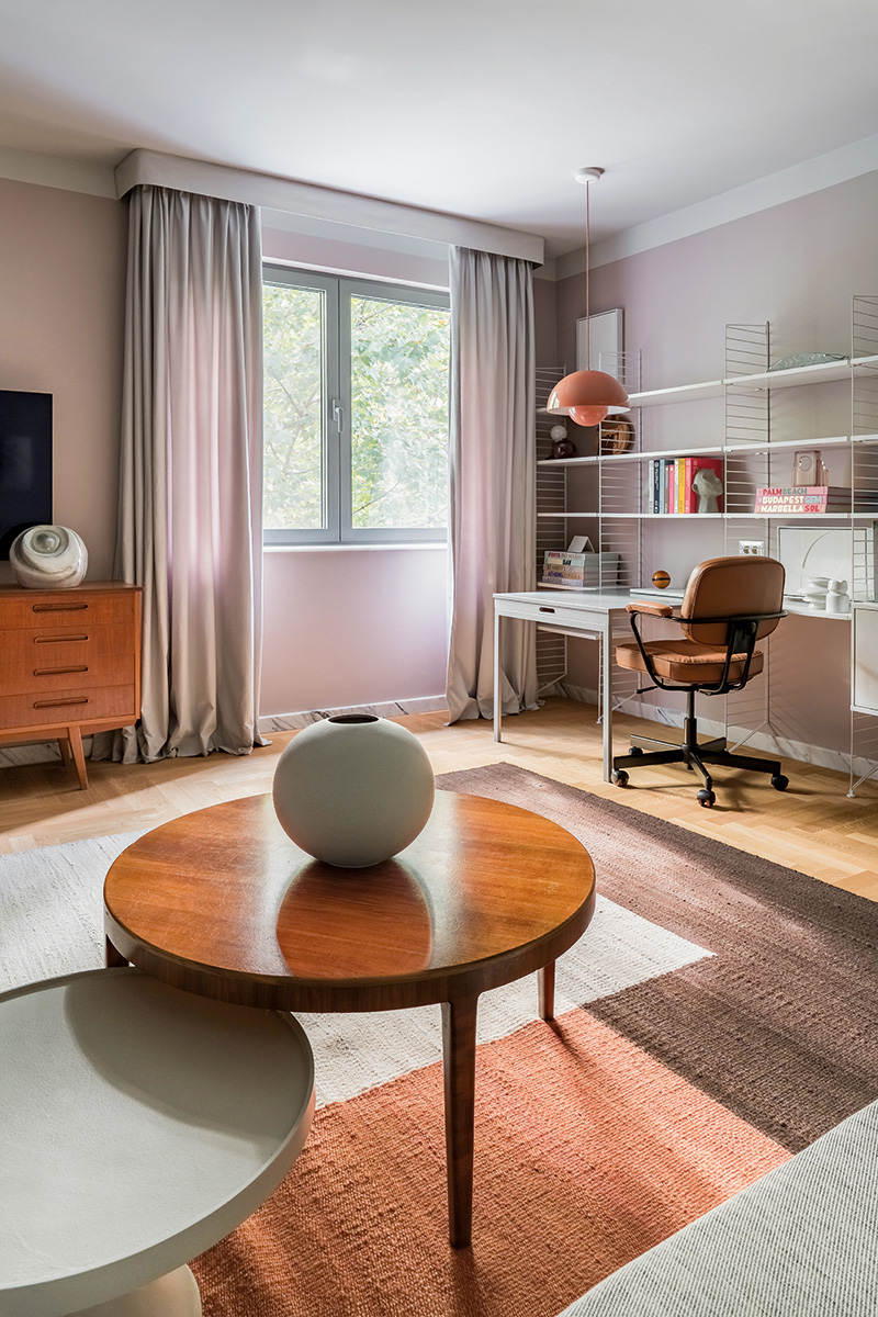 Accente vintage și tușe contemporane. Apartament Teheran, București