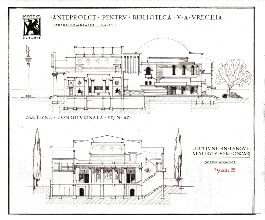 Un exercițiu de admirație și o restituire critică: Paternitatea arhitecturală a Fundației Culturale „V.A. Urechia” – Teatrul Dramatic „Fani Tardini” Galați (1933–1944)