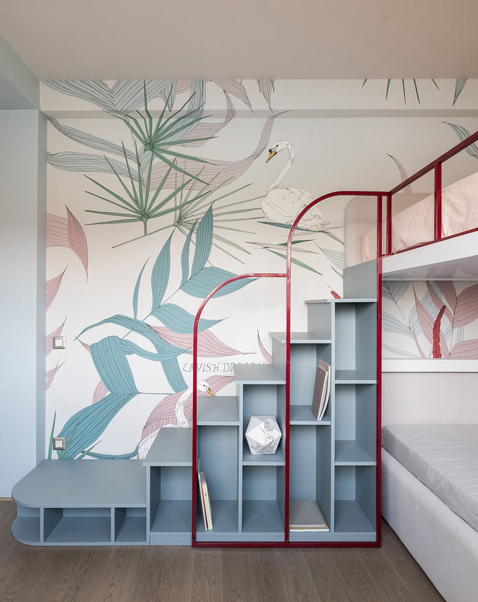 Un apartament minimalist, scăldat în lumină diafană