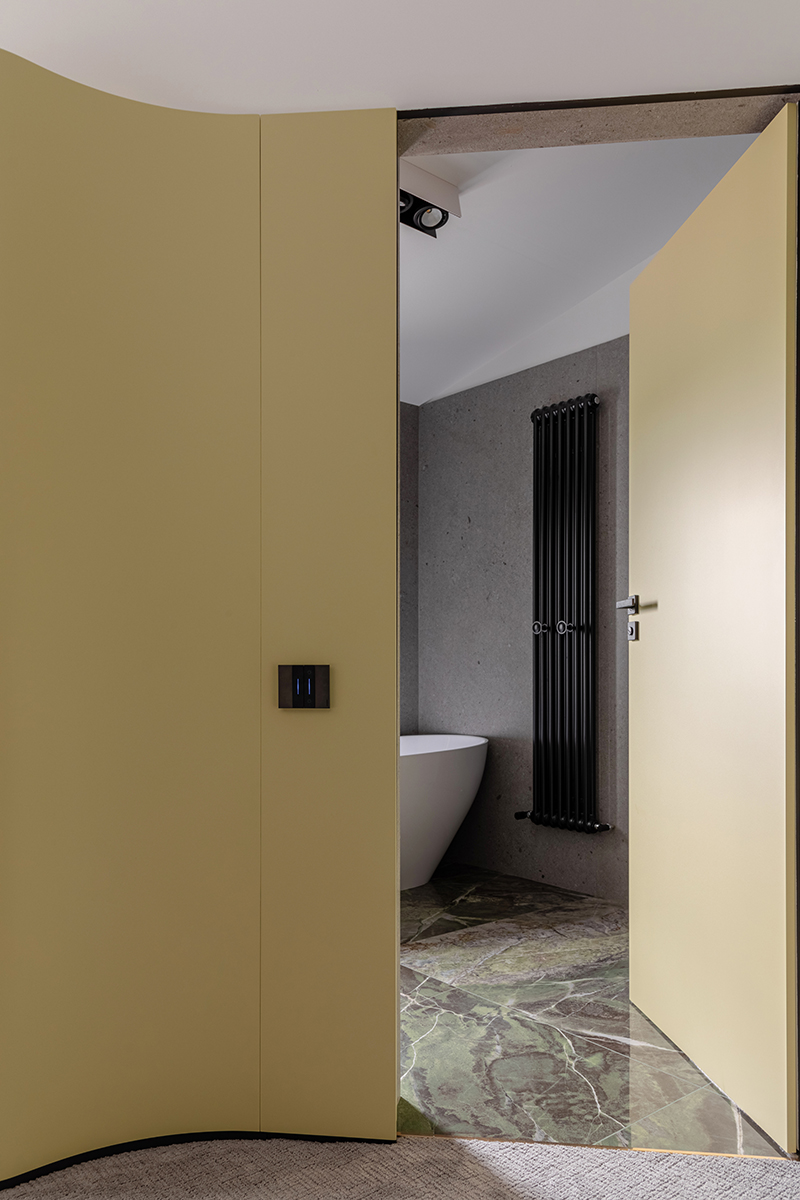 Contemporan natural. Raw Apartment, București