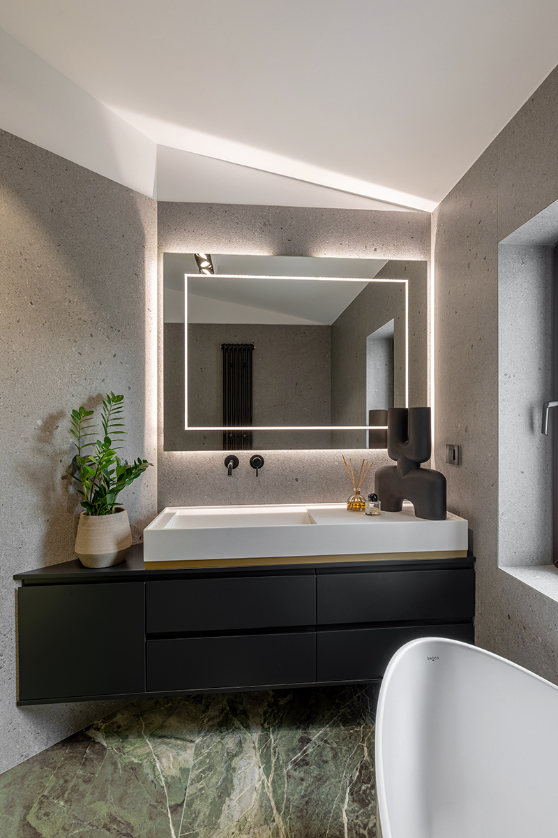 Contemporan natural. Raw Apartment, București
