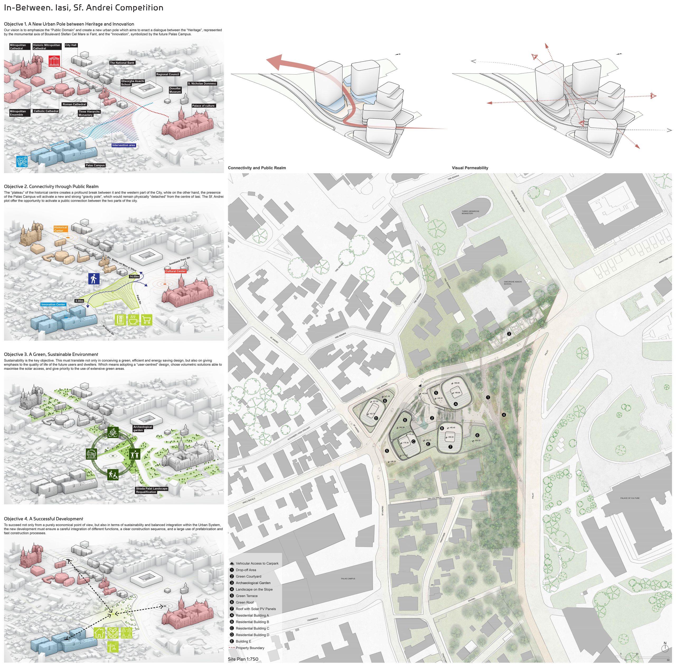 „Între Patrimoniu și Inovație”, soluția biroului de arhitectură Zaha Hadid Architects (ZHA) propusă în cadrul concursului internațional organizat de compania IULIUS, la Iași