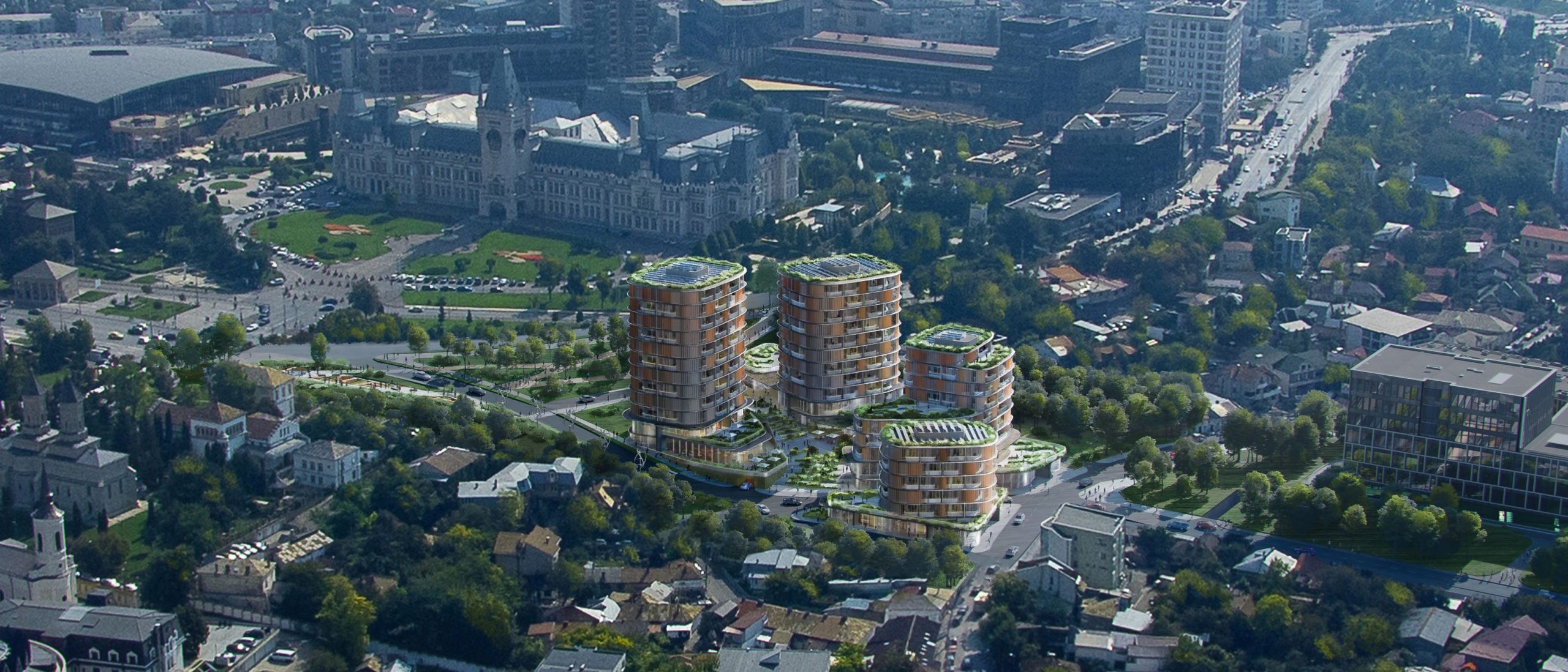 „Între Patrimoniu și Inovație”, soluția biroului de arhitectură Zaha Hadid Architects (ZHA) propusă în cadrul concursului internațional organizat de compania IULIUS, la Iași