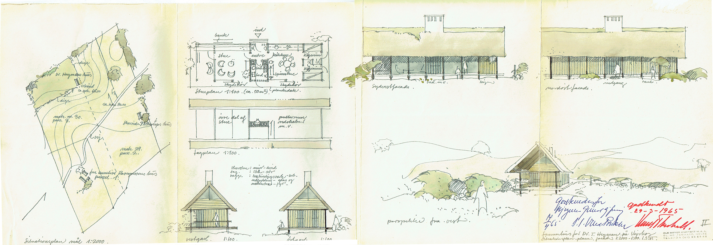 Modernism scandinav din anii 1960 adus în prezent. Vejrhøj, Sjælland, Danemarca